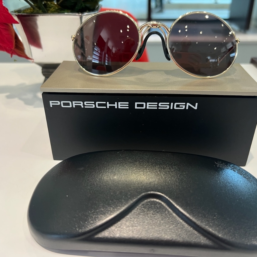 ☀️HP☀️Porsche Carrera Vintage Design 5658 Brown Gradient Sunglasses
